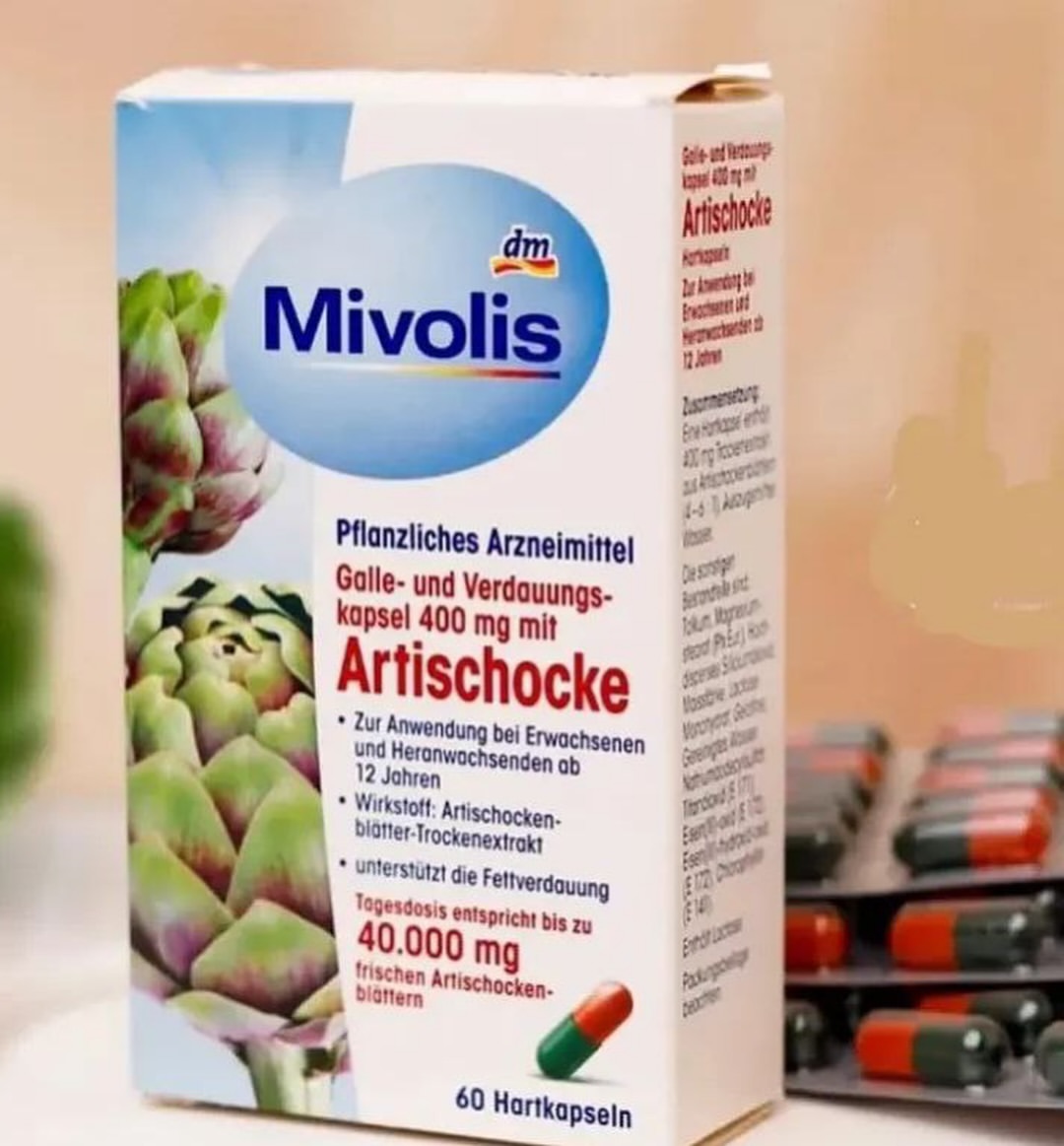 کپسول گیاهی Mivolis با عصاره آرتیشو