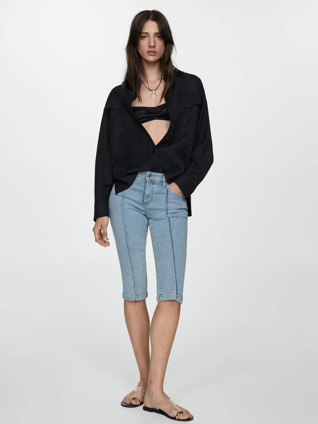 شلوارک جین زنانه منگو