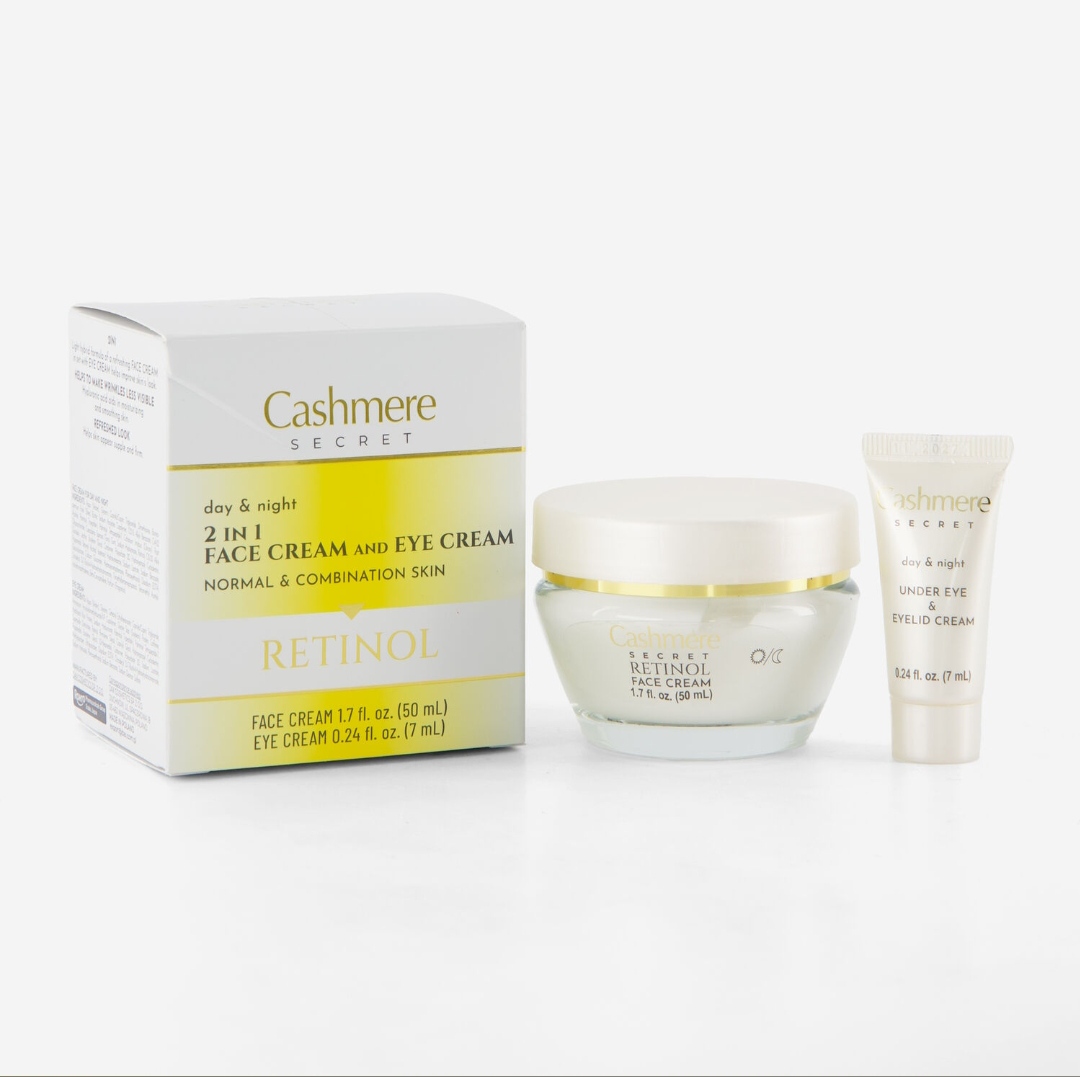 کرم  روز و شب 2 در 1 -شامل کرم صورت رتینول و کرم چشم کشمیر
