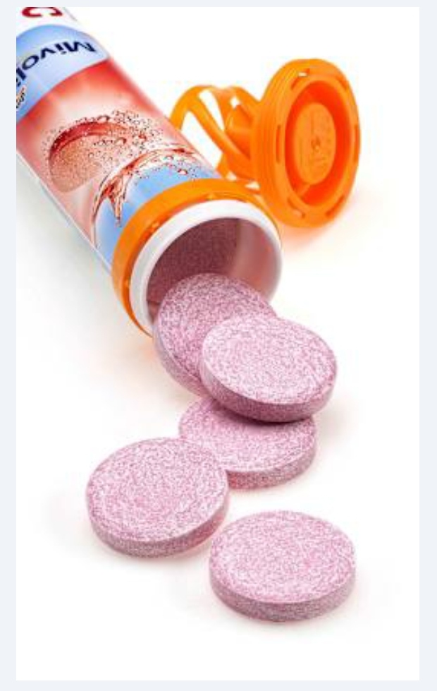 قرص جوشان ویتامین C برند میوولیس Mivolis