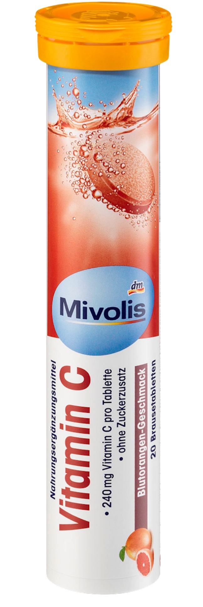 قرص جوشان ویتامین C برند میوولیس Mivolis