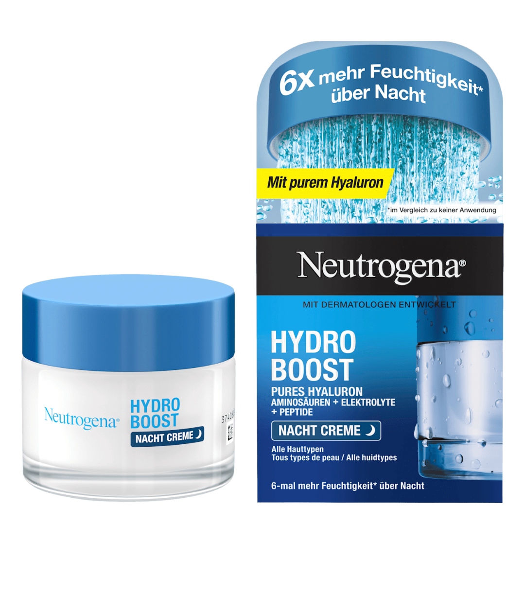 کرم شب احیاکننده پوست نوتروژنا Hydro Boost Night Cream