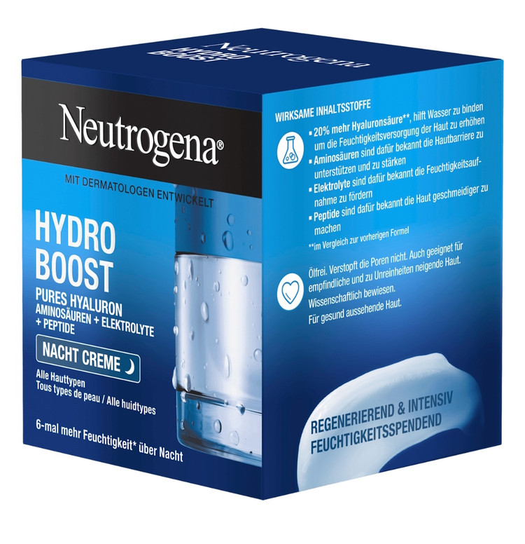 کرم شب احیاکننده پوست نوتروژنا Hydro Boost Night Cream