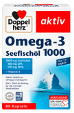 کپسول امگا 3 دابل هرتز 1000 میلیگرم 80 عددی – Doppelherz Omega-3 1000 mg Capsules 80 pcs