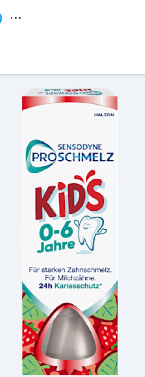 خمیردندان کودکان برای دندان‌های شیری ۰تا۶سال Sensodyne ProSchmelz Kids