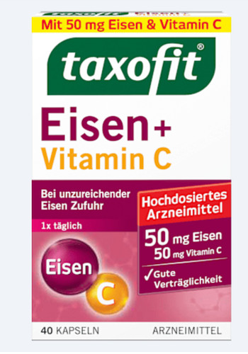 کپسول آهن + ویتامین C تاکسوفیت taxofit