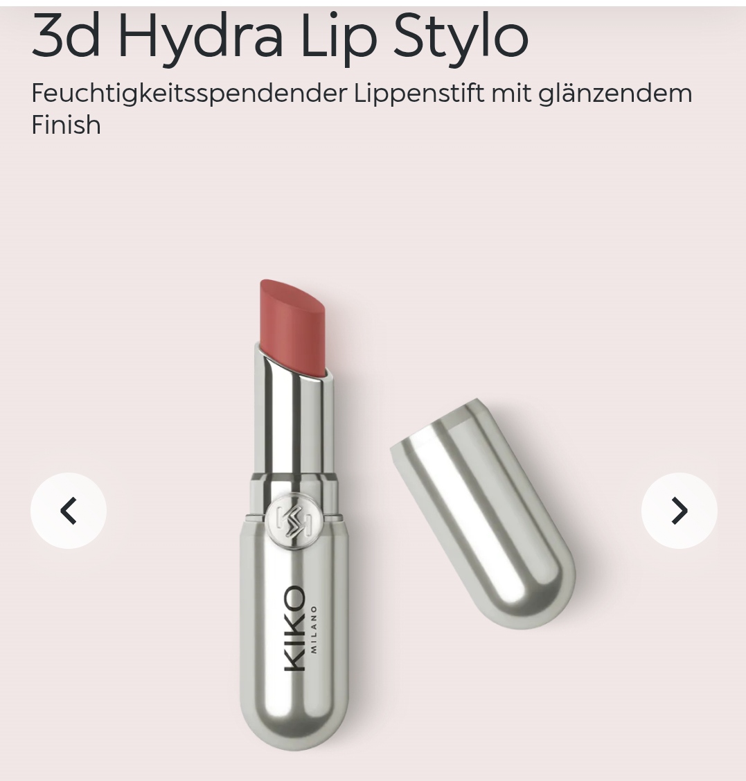 رژ لب 3D Hydra Lip Stylo مرطوب‌کننده برند کیکو شماره ۰۶