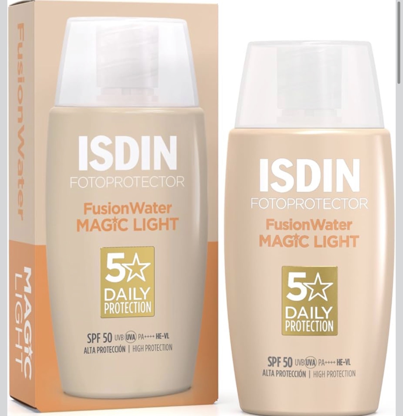 Isdin sunscreen light spf50