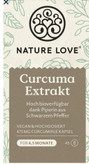 کپسول عصاره زردچوبه نیچر لاو (۴۵عددی-دوز بالا)– Curcuma Extrakt Nature Love