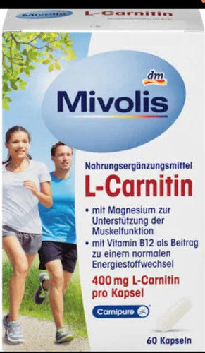 ال–کارنیتین میوولیس با منیزیم و ویتامین B12 – Mivolis L-Carnitin