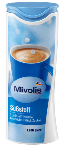 قرص شیرینکننده کمکالری میوولیس (Mivolis Süßstoff-Tabletten)