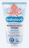 کرم محافظ و ضد سوختگی پای نوزاد کالاندولا بیبیلاو (babylove Calendula Wundschutzcreme)