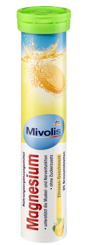 قرص جوشان کلسیم با طعم پرتقال میوولیس (Mivolis Calcium Brausetabletten Orange)