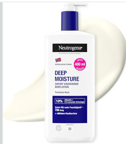 لوسیون بدن مرطوبکننده عمیق با جذب سریع (Neutrogena Norwegian Formula Deep Moisture Body Lotion)
