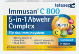 قرص تقویت سیستم ایمنی ایمیونسان C 800 دپوت تتسپت (tetesept Immusan C 800 Depot Complex Tabletten)