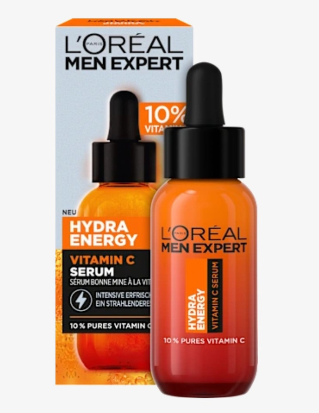 سرم ویتامین C انرژیبخش صورت مردانه هیدرا انرژیl.o.r.e.a.l