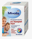 قرص مولتیویتامین و مینرال دپوت A تا Z میوولیس (Mivolis A–Z Depot Tabletten)