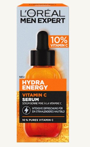 سرم ویتامین C انرژیبخش صورت مردانه هیدرا انرژیl.o.r.e.a.l