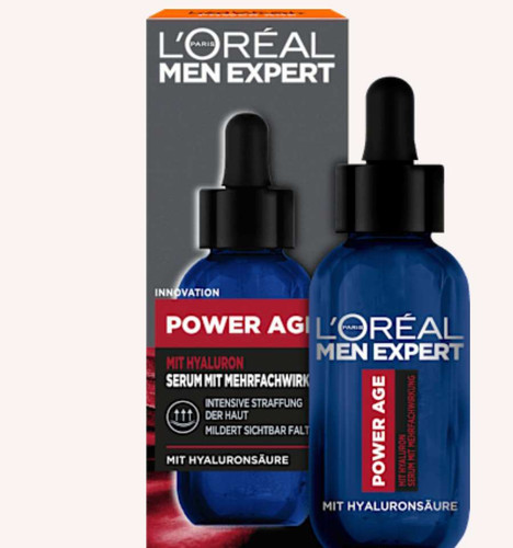 سرم صورت مردانه پاور اِیج هیالورونیک – L’.O’.R’.É’.A’.L’. P’.A’.R’.I’.S’. M’.E’.N’. E’.X’.P’.E’.R’.T’.